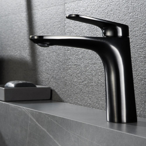 Смеситель для раковины Black&White Universe UK8701B 8701B Черный матовый