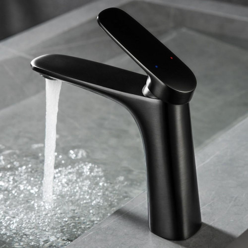 Смеситель для раковины Black&White Universe UK8701B 8701B Черный матовый