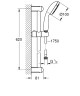 Ручной душ Grohe Tempesta 100 26161001 Хром пластик