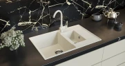 Смеситель для кухни Ulgran Quartz UQ-006-04 Платина латунь