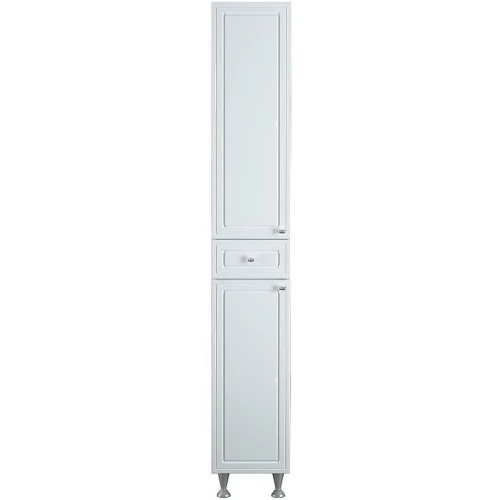 Шкаф пенал Damixa RedBlu Palace One 30 M41CSR0303WG с бельевой корзиной Белый МДФ / ЛДСП