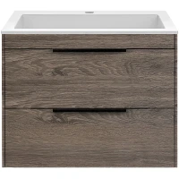 Тумба под раковину Vincea Chiara 2D 60 VMC-2C2600RO подвесная R.Oak МДФ / ЛДСП
