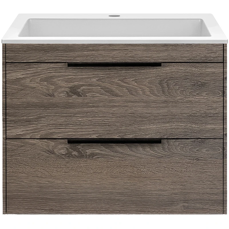Тумба под раковину Vincea Chiara 2D 60 VMC-2C2600RO подвесная R.Oak МДФ / ЛДСП