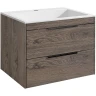 Тумба под раковину Vincea Chiara 2D 60 VMC-2C2600RO подвесная R.Oak МДФ / ЛДСП
