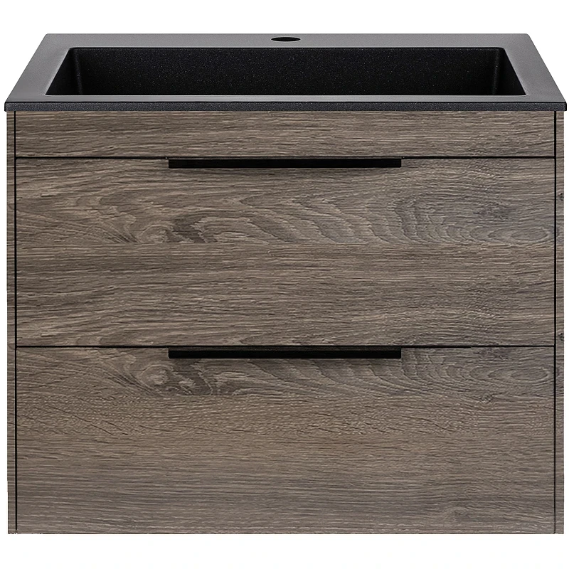 Тумба под раковину Vincea Chiara 2D 60 VMC-2C2600RO подвесная R.Oak МДФ / ЛДСП