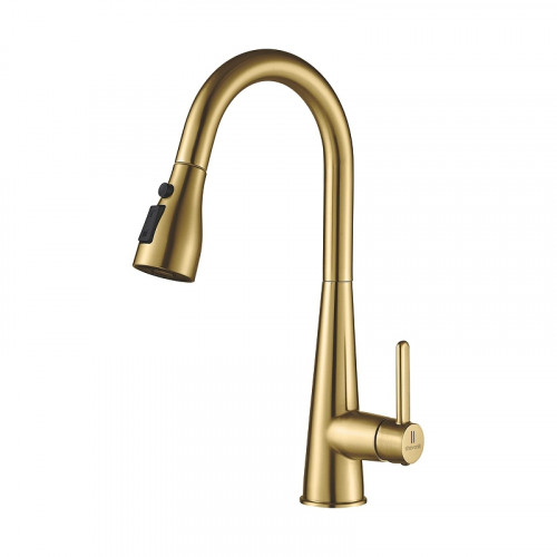 Смеситель для кухни Shevanik S363G цвет Золотой сатин
