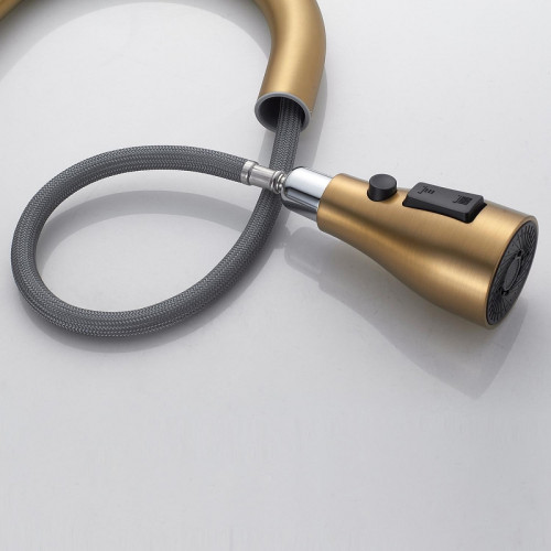 Смеситель для кухни Shevanik S363G цвет Золотой сатин