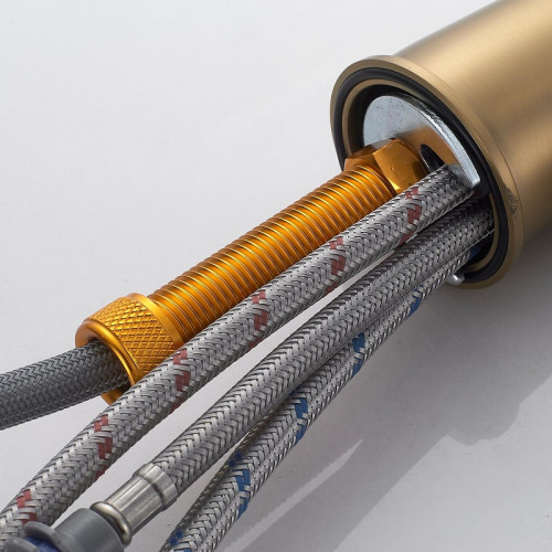 Смеситель для кухни Shevanik S363G цвет Золотой сатин