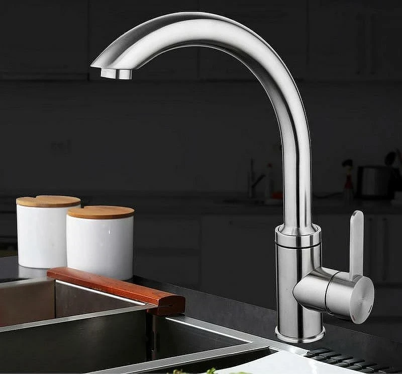 Кухонная мойка Ulgran Classic U-406-341 Ультра-белая со смесителем Gappo G4099 Нержавеющая сталь