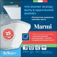 Унитаз BelBagno Marmi BB052CHR подвесной без сиденья фаянс подвесной
