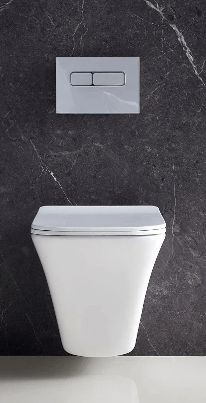 Унитаз BelBagno Marmi BB052CHR подвесной без сиденья фаянс подвесной