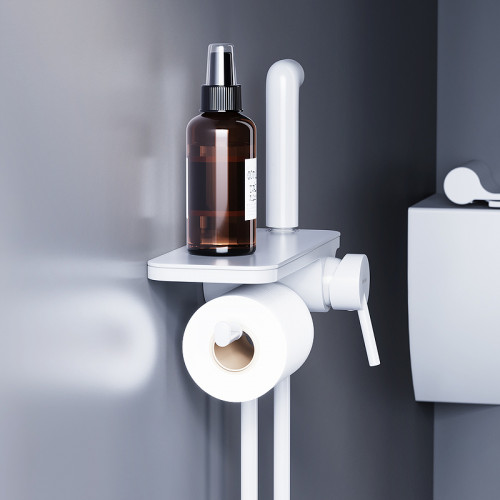 Гигиенический душ со смесителем Damixa Jupiter 773500200 Белый матовый латунь на стену