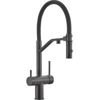 Смеситель для кухни Milacio Ultra MCU.557.TB Total Black латунь