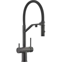 Смеситель для кухни Milacio Ultra MCU.557.TB Total Black латунь