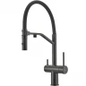 Смеситель для кухни Milacio Ultra MCU.557.TB Total Black латунь