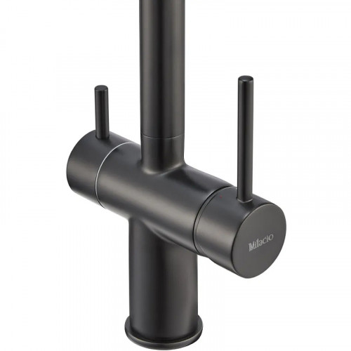Смеситель для кухни Milacio Ultra MCU.557.TB Total Black латунь