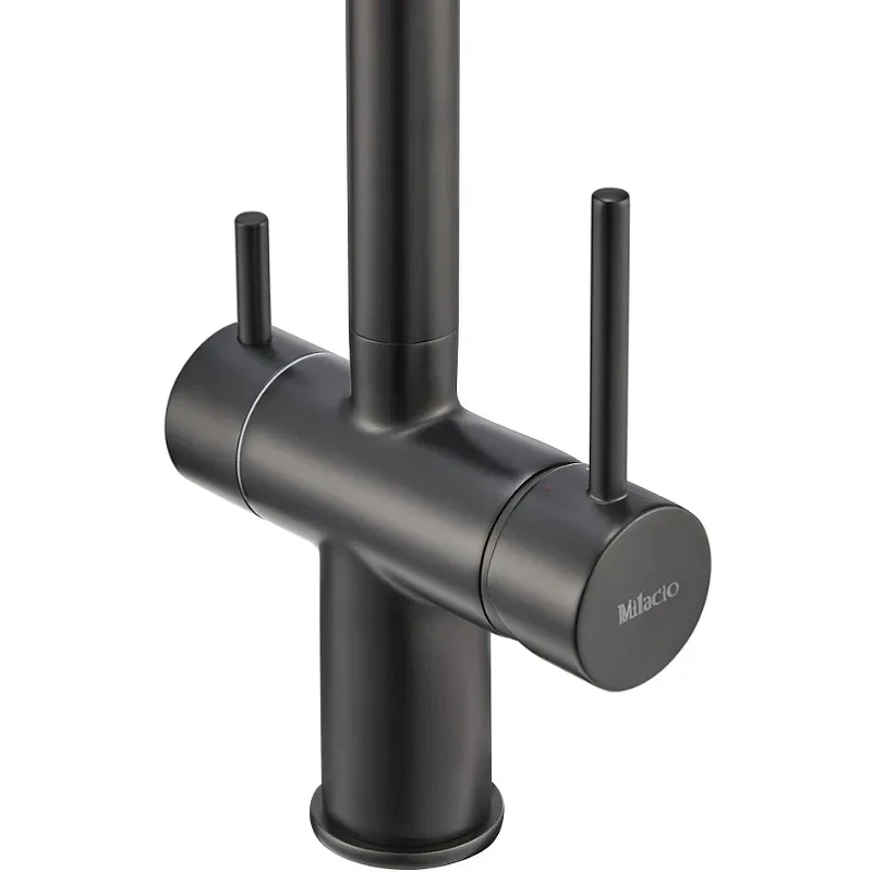 Смеситель для кухни Milacio Ultra MCU.557.TB Total Black латунь