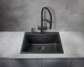 Смеситель для кухни Milacio Ultra MCU.557.TB Total Black латунь