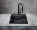 Смеситель для кухни Milacio Ultra MCU.557.TB Total Black латунь
