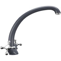 Смеситель для кухни Ulgran Classic U-013-343 Антрацит латунь