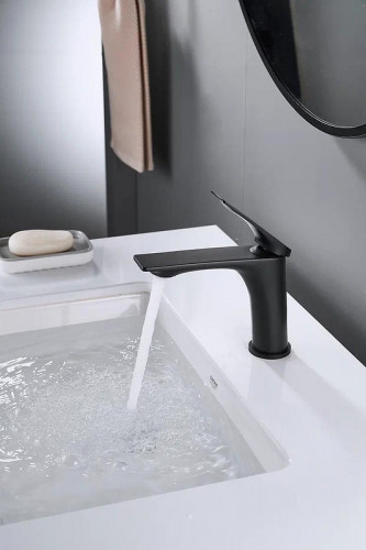 Смеситель для раковины Shevanik S9101H цвет Черный