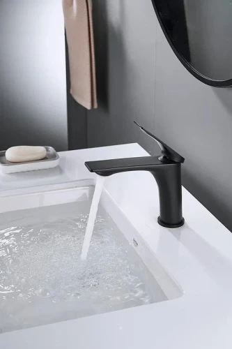 Смеситель для раковины Shevanik S9101H цвет Черный