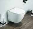 Унитаз Azario Grado AZ-0046 подвесной Белый с сиденьем Микролифт фаянс подвесной