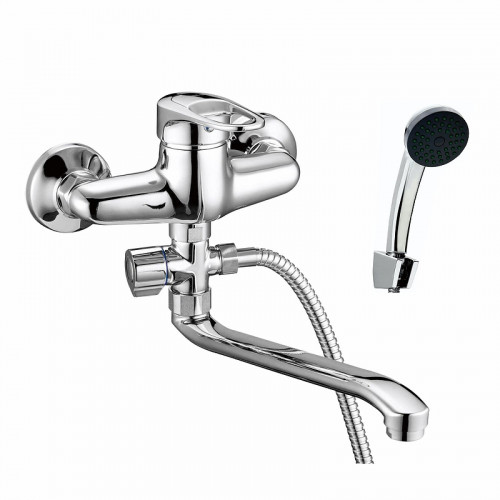 Смеситель для ванны D-Lin D140628 универсальный цвет  Хром