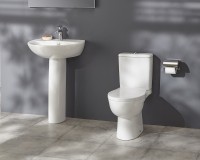 Унитаз компакт Jacob Delafon Patio UJV102-00 без бачка и сиденья фарфор напольный