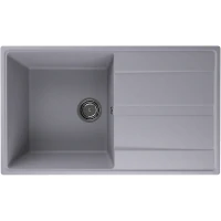 Кухонная мойка Ulgran Quartz Prima 850-05 Бетон искусственный камень (литьевой мрамор) встраиваемый