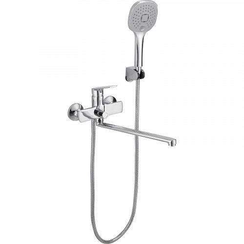 Смеситель для ванны Belz B533 B22533 универсальный Хром латунь на стену