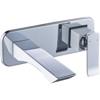 Смеситель для раковины Lemark Contest LM5826CW Хром Белый латунь встраиваемый