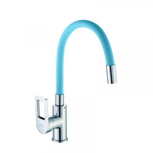 Смеситель для кухни D-Lin D155308-6 цвет  Хром  Синий