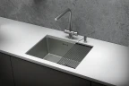 Кухонная мойка Granula Kitchen Space 60 6045U цвет Сталь матовая