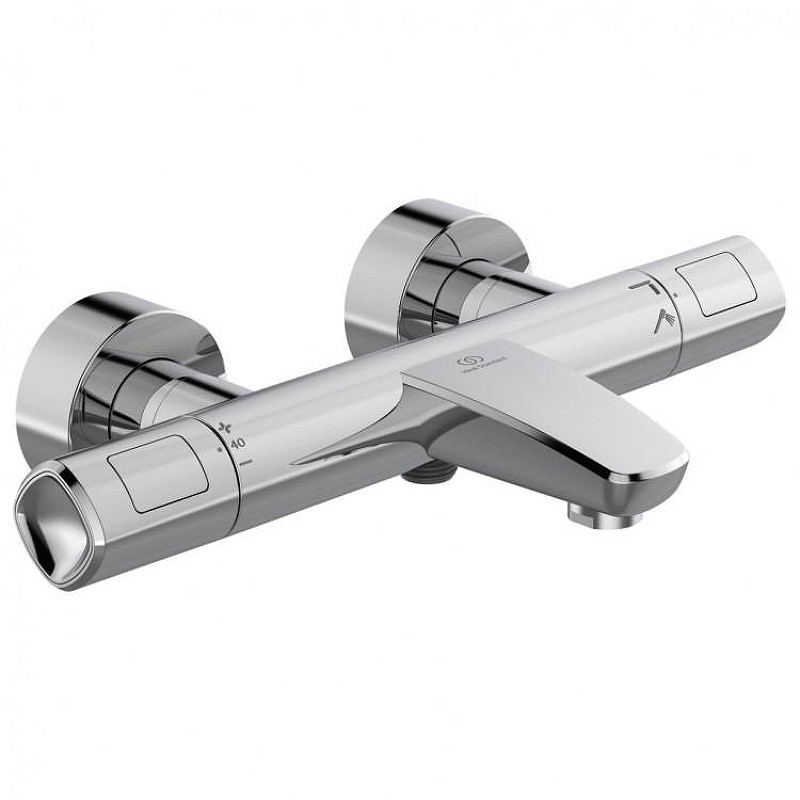 Смеситель для ванны Ideal Standard Ceratherm T100 A7238AA с термостатом цвет Хром