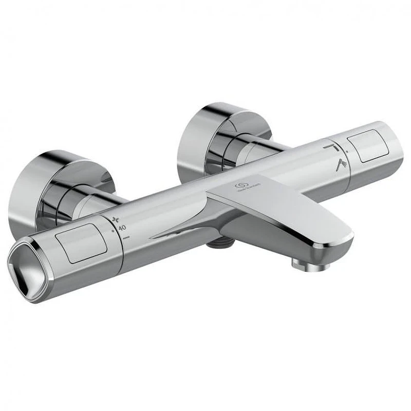 Смеситель для ванны Ideal Standard Ceratherm T100 A7238AA с термостатом цвет Хром