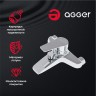 Душевая система Agger A2994000 Хром латунь на стену