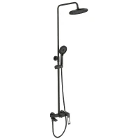 Душевая система Savol S-009045H цвет Черный матовый