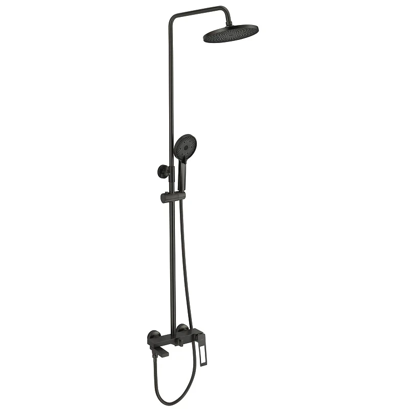 Душевая система Savol S-009045H цвет Черный матовый