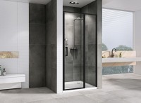 Душевая дверь Abber Sonnenstrand 120 AG04120BS профиль Черный стекло прозрачное