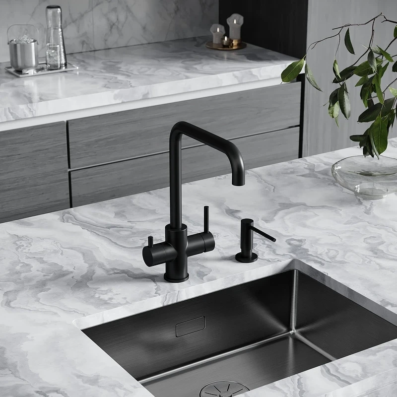 Смеситель для кухни Sancos Vela SC4013MB цвет Черный матовый