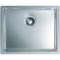 Кухонная мойка Alveus Quadrix 50 BRS-90 550x450x200 1102606 Брашированная сталь нержавеющая сталь встраиваемый