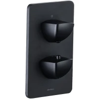 Смеситель для душа Allen Brau Infinity 5.21116-31 с термостатом Черный матовый латунь встраиваемый