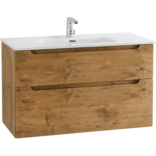 Тумба под раковину BelBagno Etna-H60 90 ETNA-H60-900-2C-SO-RN-P подвесная Rovere Nature МДФ / ЛДСП