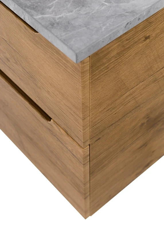 Тумба под раковину BelBagno Etna-H60 90 ETNA-H60-900-2C-SO-RN-P подвесная Rovere Nature МДФ / ЛДСП