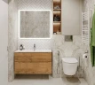 Тумба под раковину BelBagno Etna-H60 90 ETNA-H60-900-2C-SO-RN-P подвесная Rovere Nature МДФ / ЛДСП