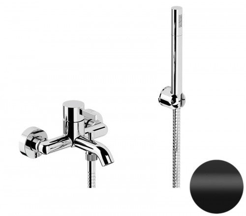 Смеситель для ванны Remer Metrica MC02NO цвет Черный матовый