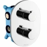 Смеситель для душа Ravak Chrome CR 067.00 X070075 с термостатом Хром латунь встраиваемый
