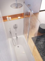 Смеситель для душа Ravak Chrome CR 067.00 X070075 с термостатом Хром латунь встраиваемый