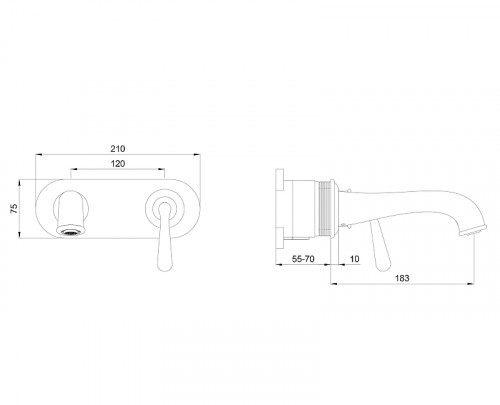 Смеситель для раковины Wonzon &amp; Woghand Steam WW-88869008-CR цвет Хром